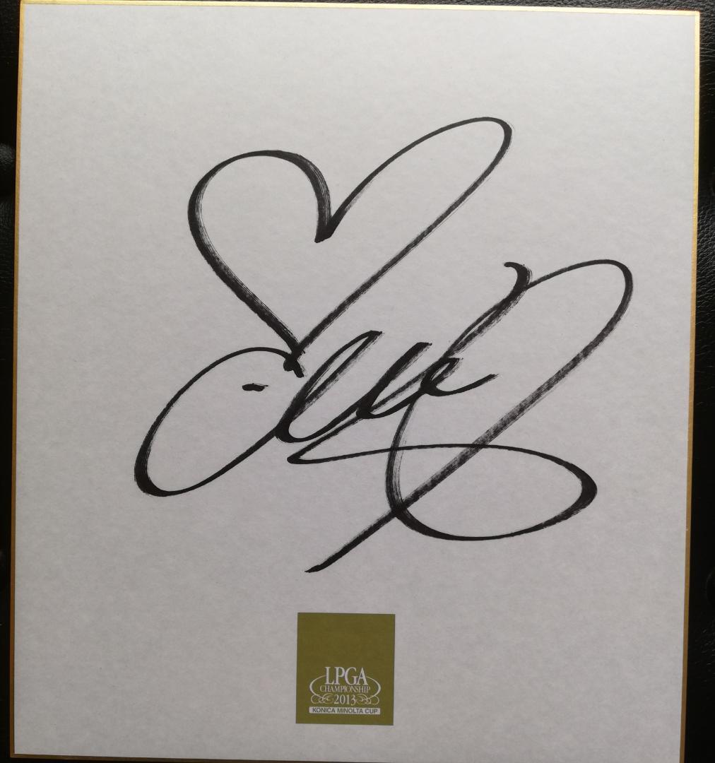 女子プロゴルファー サイン色紙 有名5人セット - メルカリ