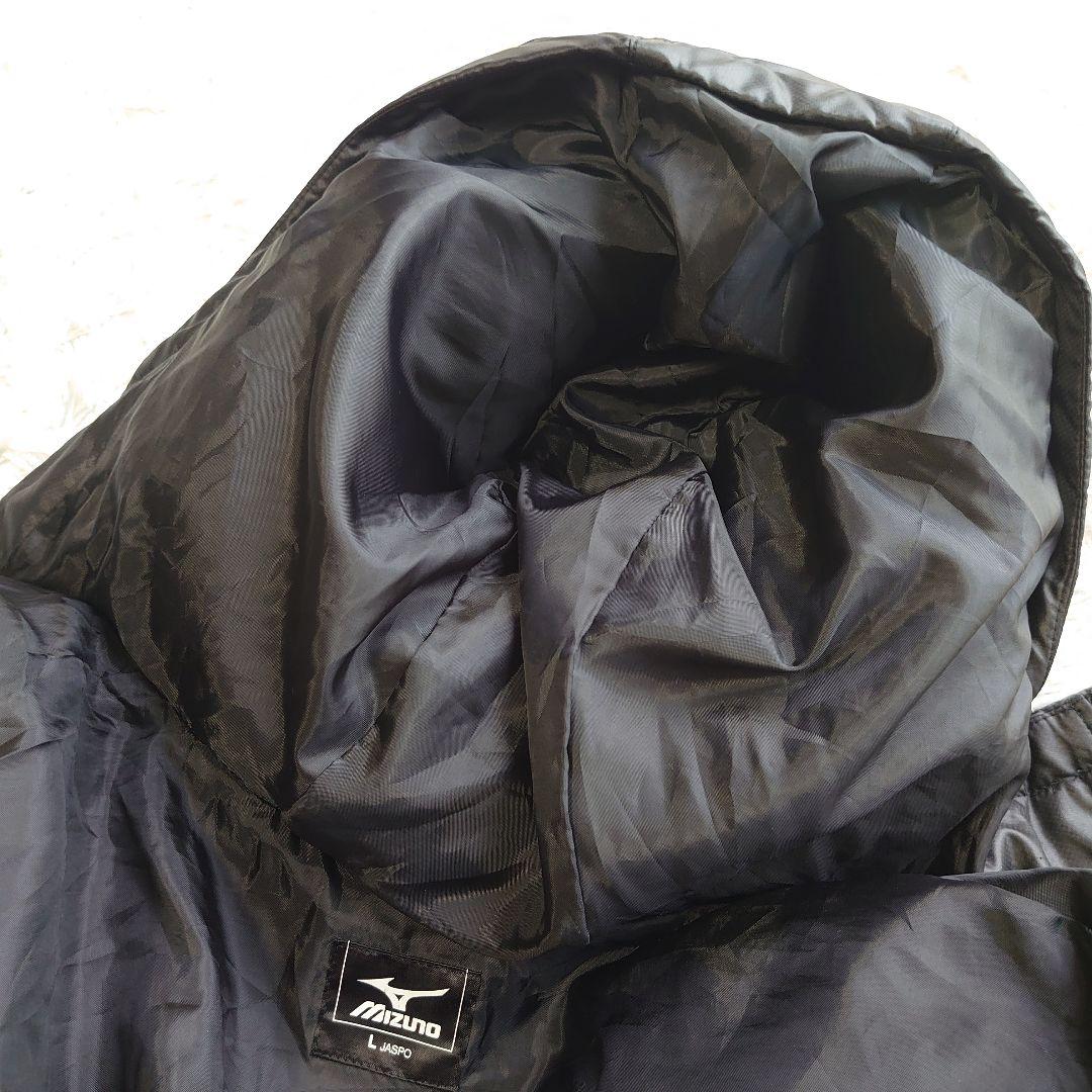 ミズノ ダウンベンチコート ロゴ刺繍 マキシ丈 ダウンコート L - メルカリ