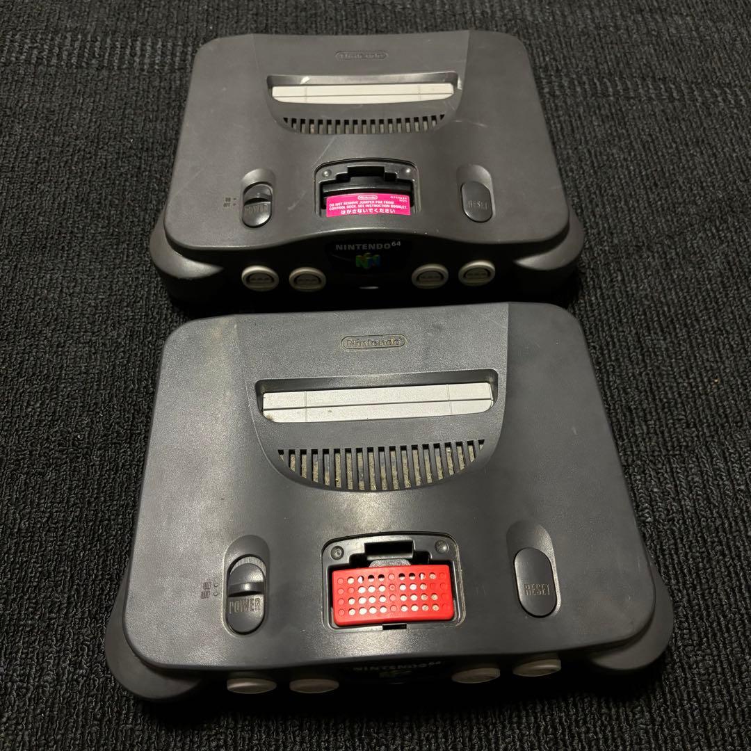 ジャンク】Nintendo64 本体のみ2個セット メモリー拡張パック Z63