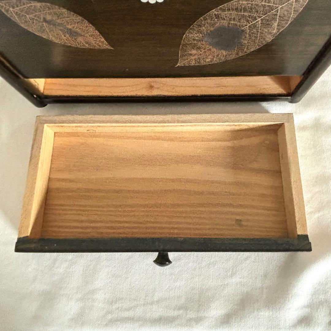 昭和レトロ CC Kansai 回転式木製リモコンラック 菊紋卓上小物入れ