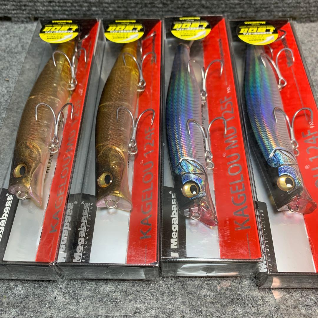 メガバス　カゲロウ124F MD125F 4個セット メガバス カゲロウ124F カゲロウMD125F オリジナルカラー｜Yahoo