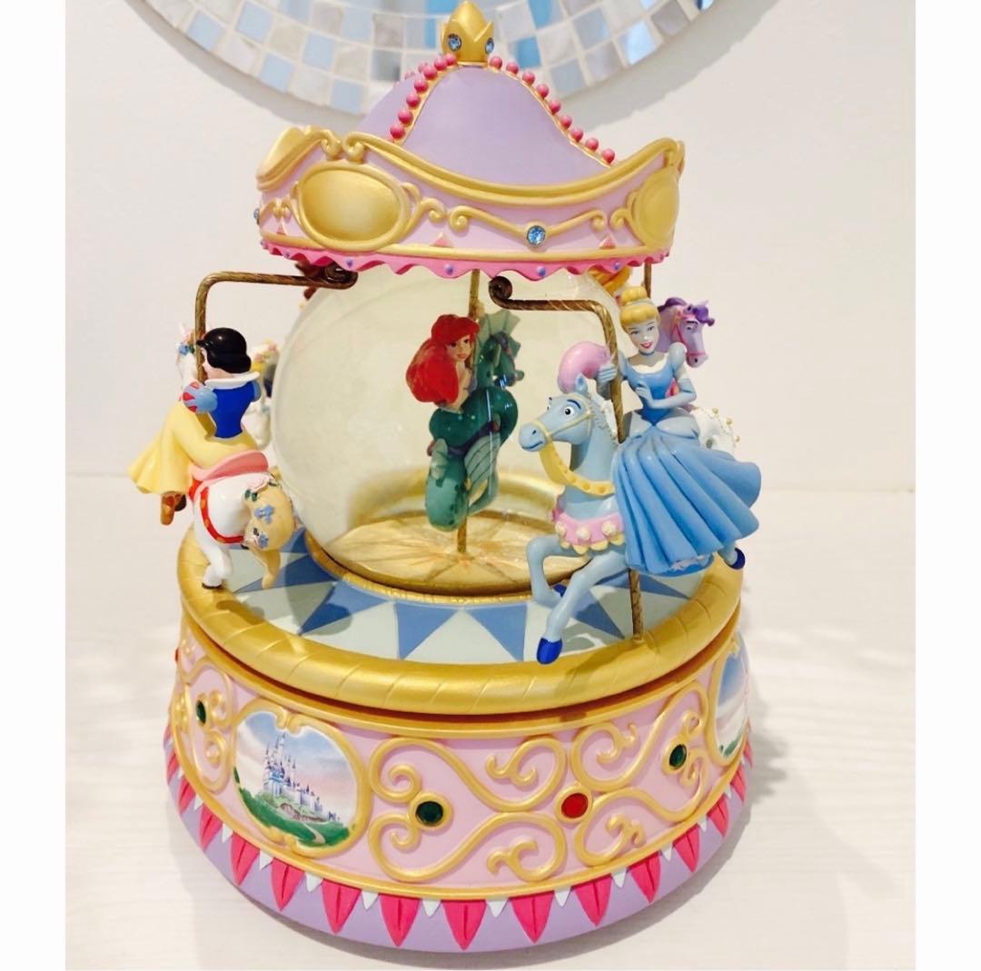 ディズニープリンセスメリーゴーランドオルゴール - メルカリ