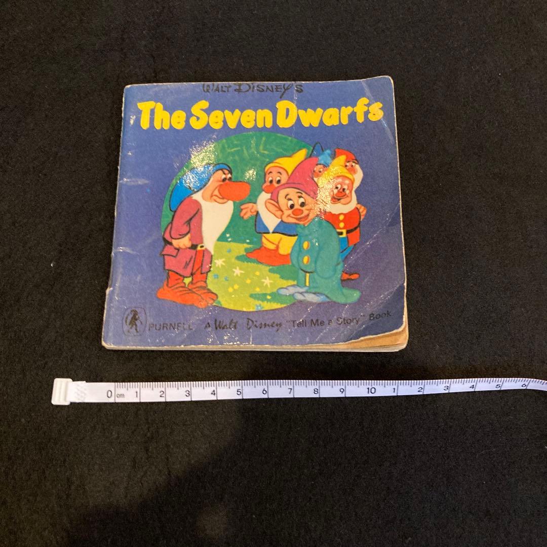 白雪姫のいない7人のこびと 英語 英国製 1970出版 ビンテージ 古本