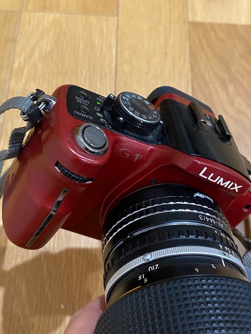 LUMIX G1 ミラーレス一眼 ニコンシリーズE 70-210 動作品 望遠 - メルカリ
