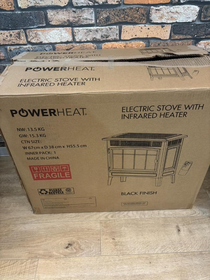 美品 QVCジャパン 暖炉型大型ファンヒーター 暖炉 DFI-5010-01 - メルカリ