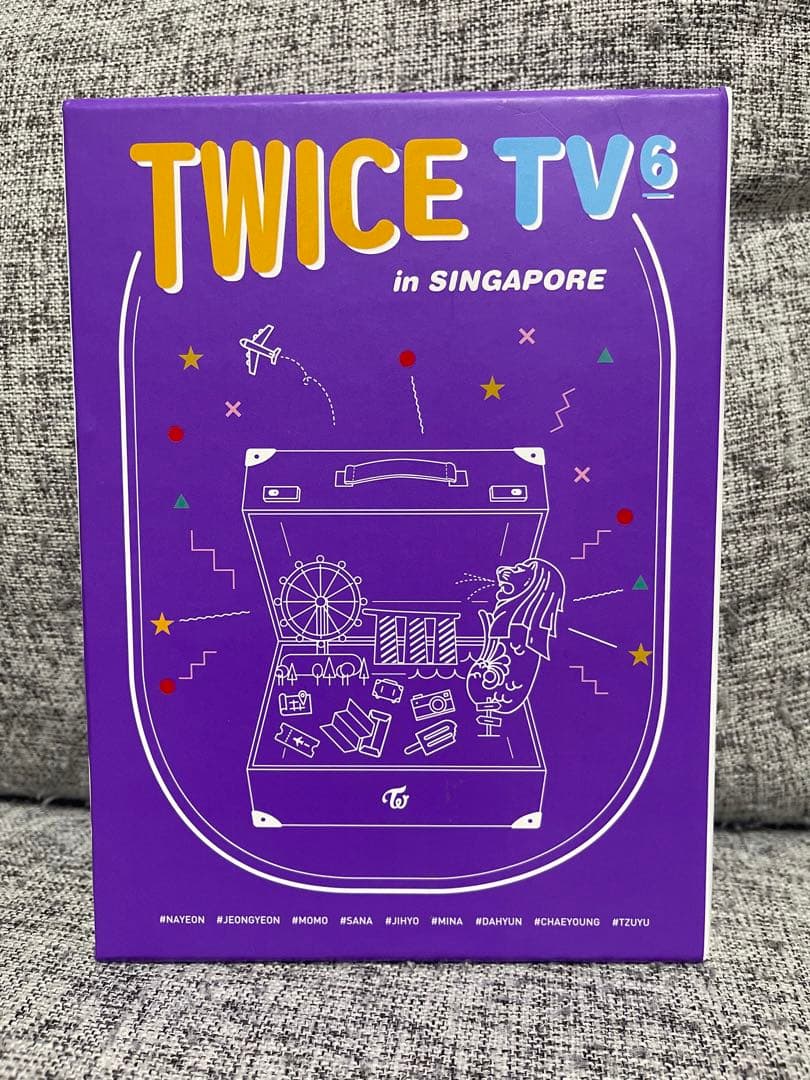 TWICE TV6 DVD ポストカード付き Twice TV6 Twice in Singapore 3 DVD Photobook Postcard Set Rare New
