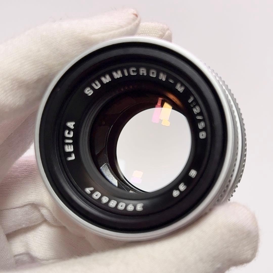 【美品】ライカ｜ズミクロン50mm F2（4th）フード組込《シルバークローム》