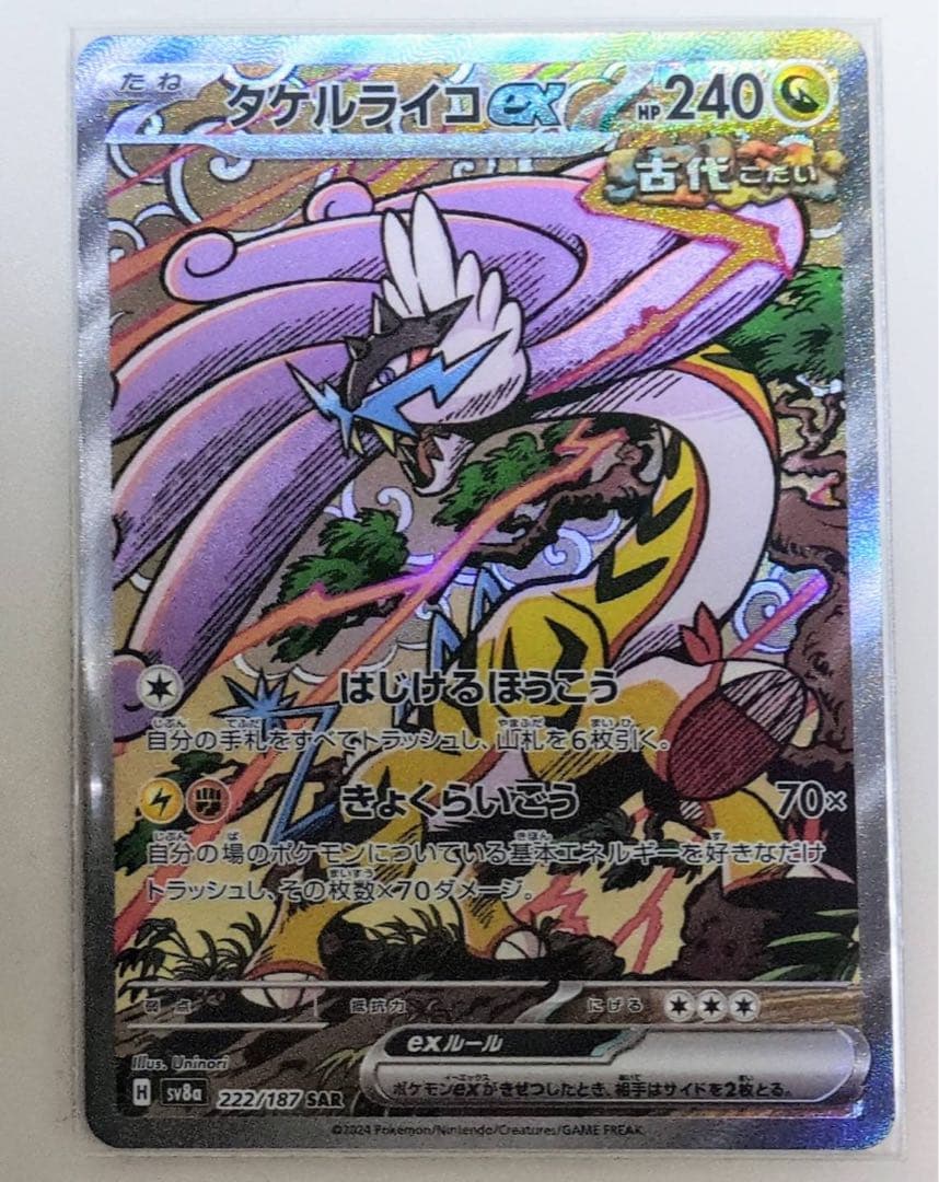 タケルライコex SAR SV8a テラスタルフェスex 222/187 - メルカリ