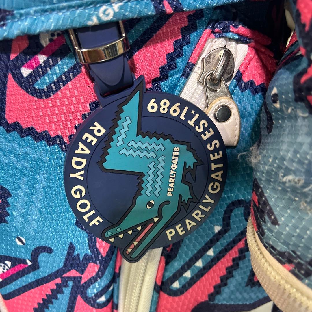 パーリーゲイツ キャディバッグ ワニ柄 スタンドバッグ セルフバッグ