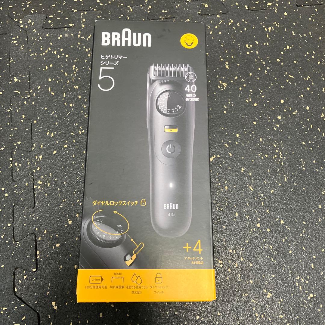 未開封　新品　 BRAUN ヒゲトリマー シリーズ5 BT5520 ヒゲトリマー シリーズ5 BT5520 BRAUN｜ブラウン 通販 | ビックカメラ.com