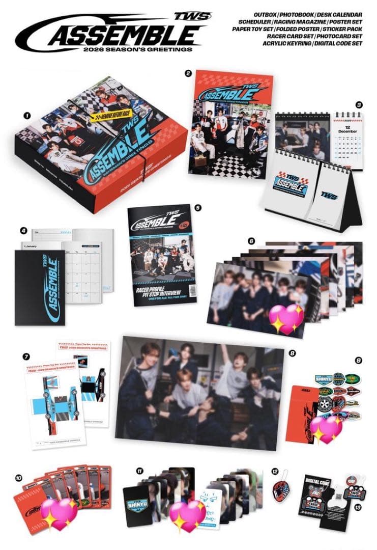 TWS 2026 SEASON'S GREETINGS シーグリ シニュ 4点 - メルカリ