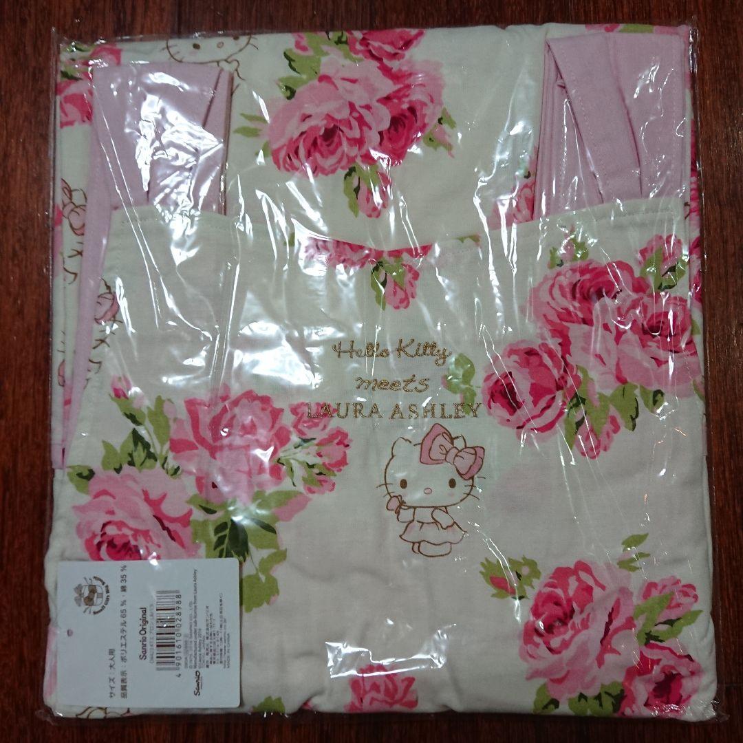 ティーセット バラ ホワイト 5点 ハローキティ × ローラアシュレイ