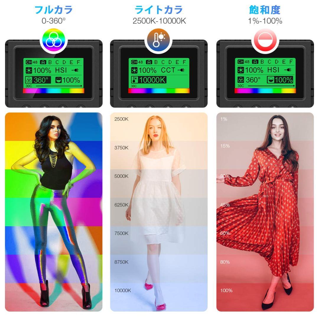 LEDライト 2個セット 遠隔操作&調光撮影用 - その他最低 価格