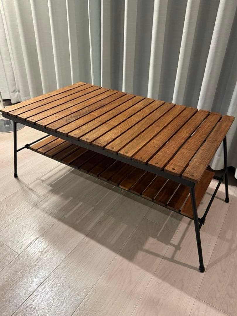 ウォルナットアイアンテーブル　オーダーメイド品 アイアンテーブル（ウォルナット版） | アイアン工房 CAMP SHOP