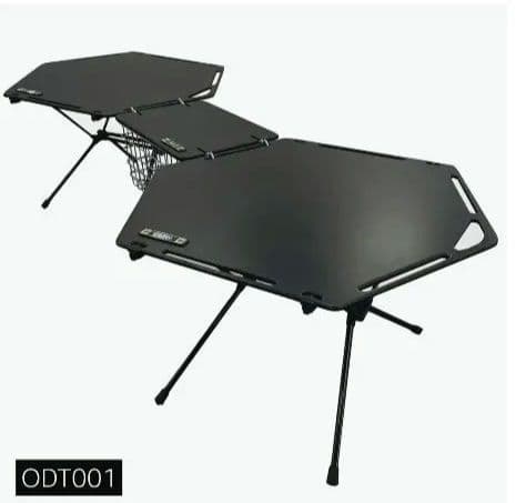 FieldSAHARA　フィールドサハラ　ヘキサテーブル FieldSAHARA FSUDT001 ウッドロールテーブル 漆黒