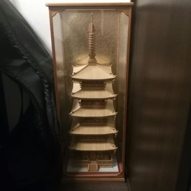 手作り五重塔 100均材料などで五重塔模型を作る（その1：資料準備～ベース部製作