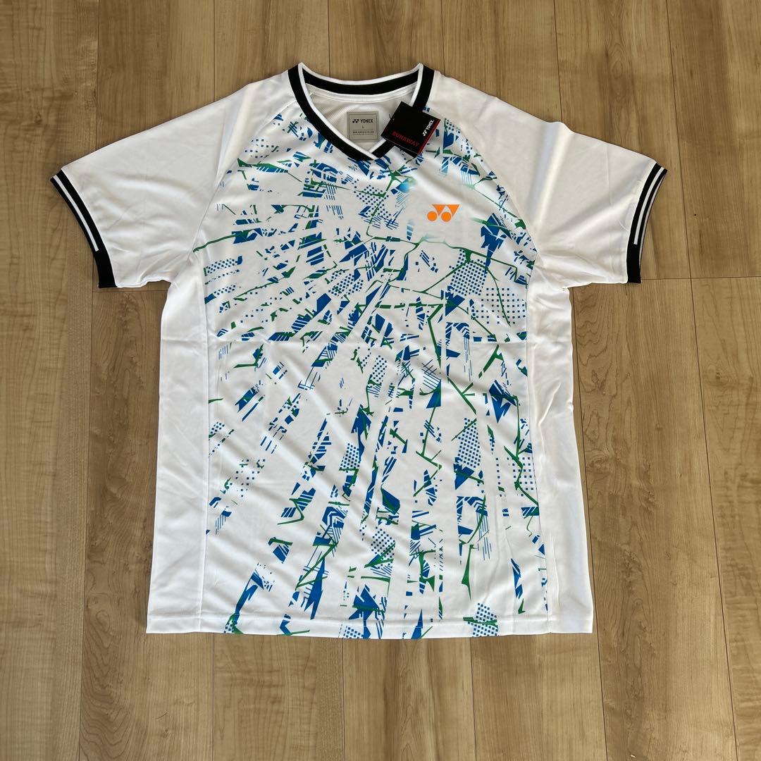 YONEX バドミントン テニスウェア Lサイズ 幾何学模様 - メルカリ