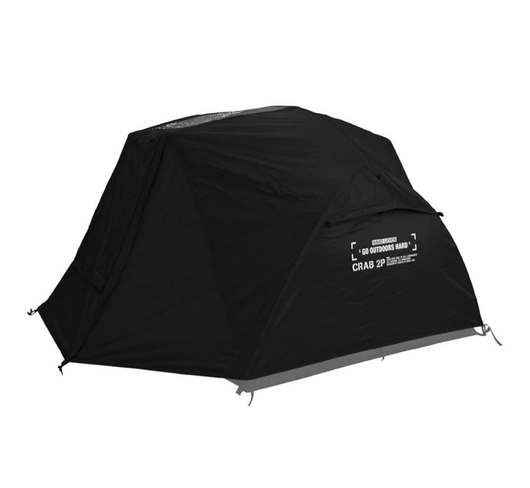 CAMVIL CRAB2P（ブラック） インナーテント＋レインフライセット美品