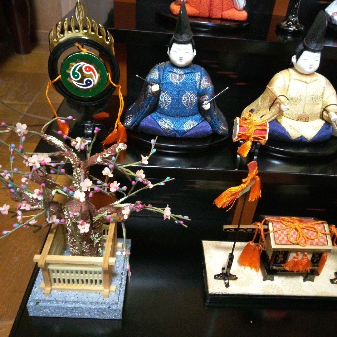 江戸木目込み」雛人形「吉野雛・一秀作」四段飾 - メルカリ