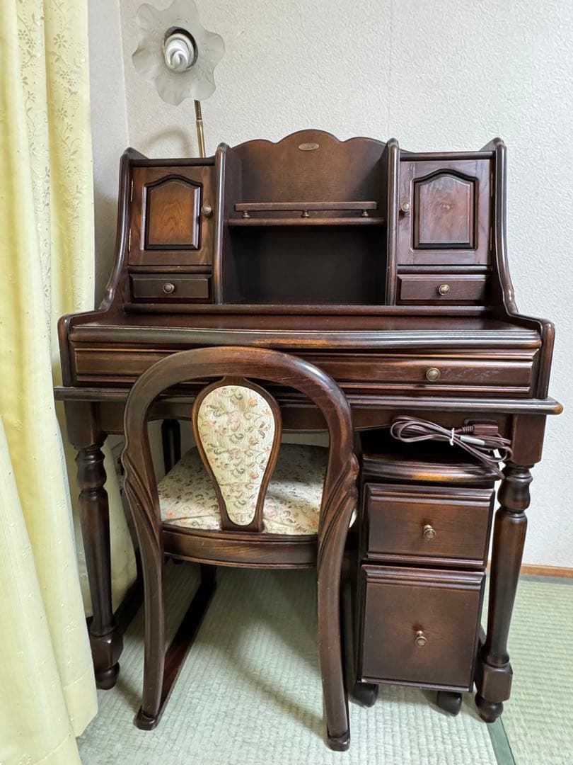 アトランタ　太田長　ダークブラウン ドレッサー　セット購入お願い致します。 IDF太田長のATLANTA(アトランタ)シリーズのナラ材ドレッサー