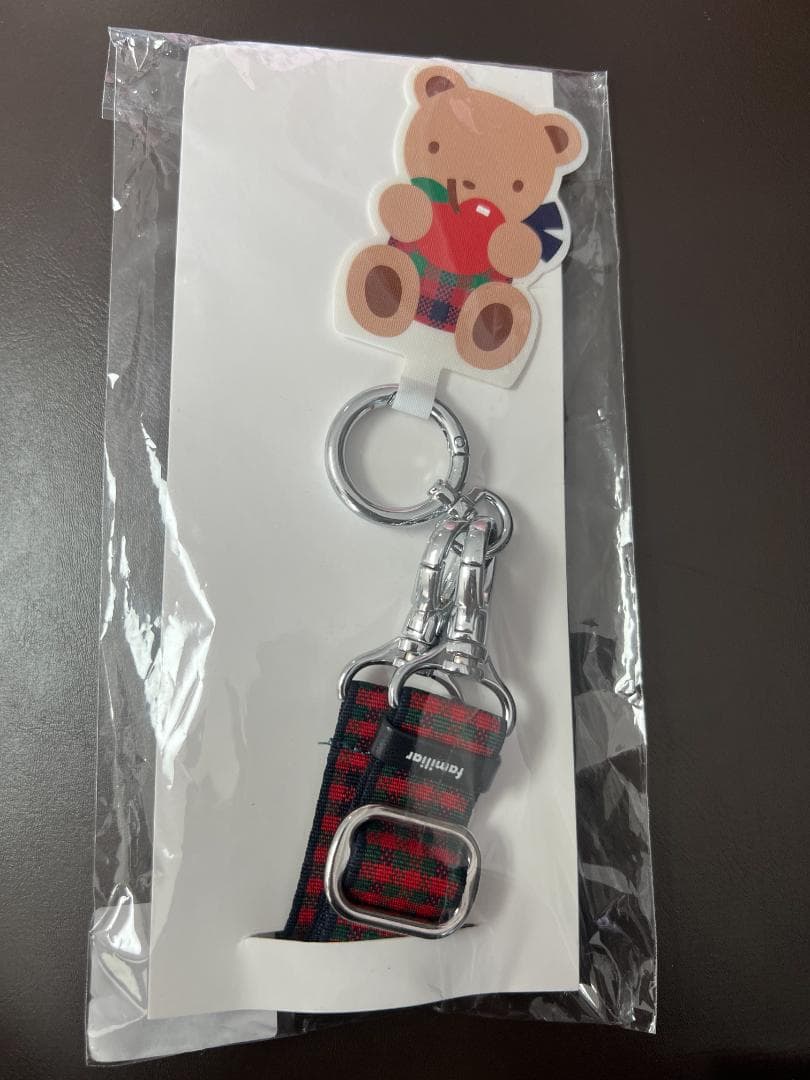 新品未使用】ファミリア ショルダーストラップ XF 赤チェック - メルカリ