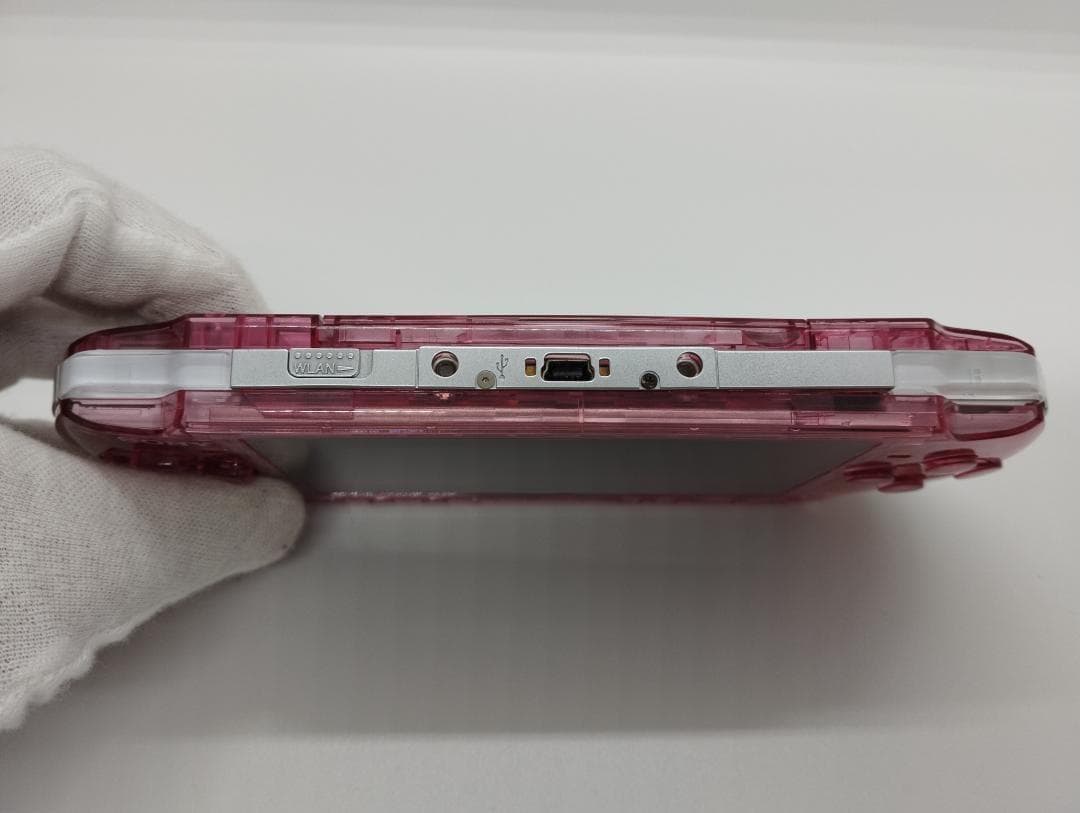 PSP 3000 すぐ遊べるセット【美品・カスタム】スケルトン ピンク