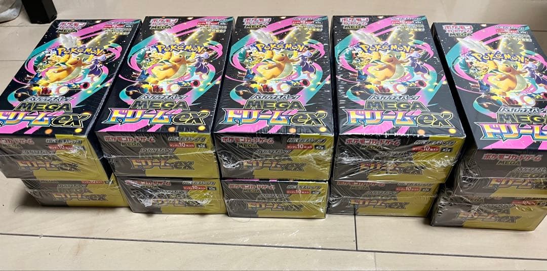 ポケモンカードゲーム MEGA ドリームex 10BOX 未開封シュリンク付き