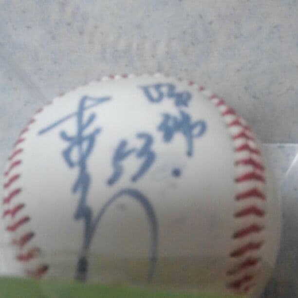 阪神タイガース赤星53選手自筆サインボール - メルカリ