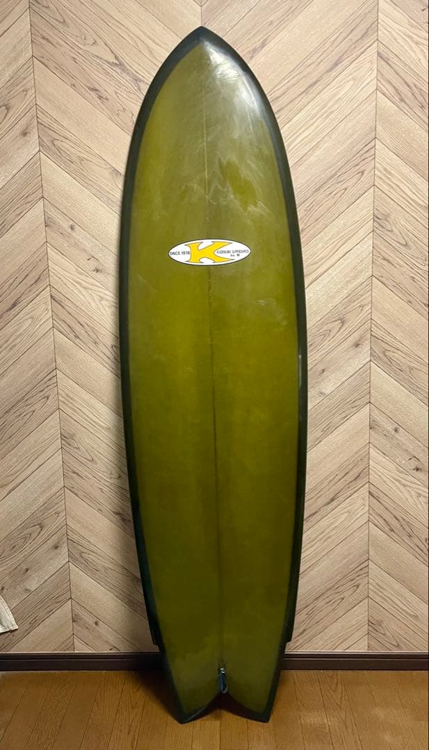 Kugenuma surfboards 6'4 フィッシュツイン ミッドレングス - メルカリ
