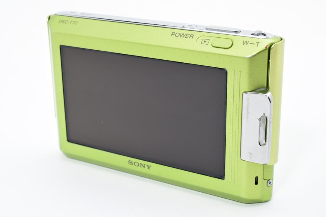ソニー　SONY Cyber-shot DSC-T77 グリーン《動作確認済み》