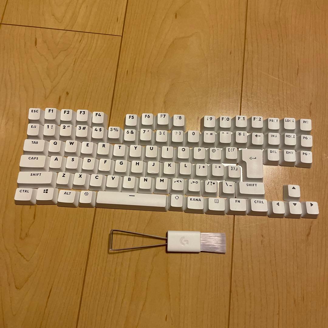 Logicool G713 G715 キーキャップ 白 - メルカリ