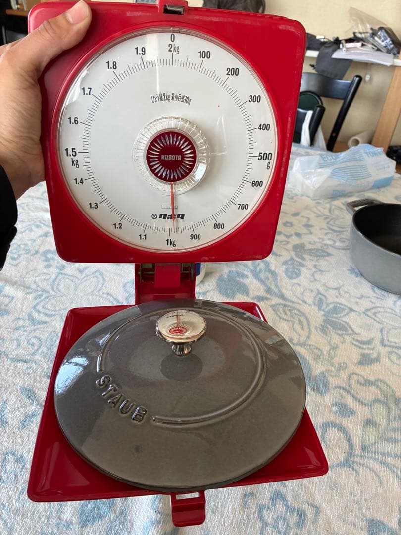 キッチンスケール レトロポップ 壁掛け はかり 昭和レトロ - メルカリ