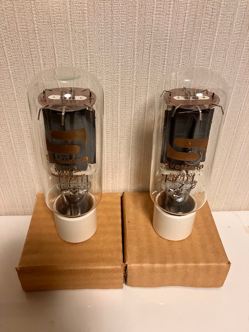 SV‑811‑3A ロシア製 真空管 2本 ペア Amtrans保証 Amazon | ロシア製真空管 G-811 G811 (811A) Made in Soviet (2本