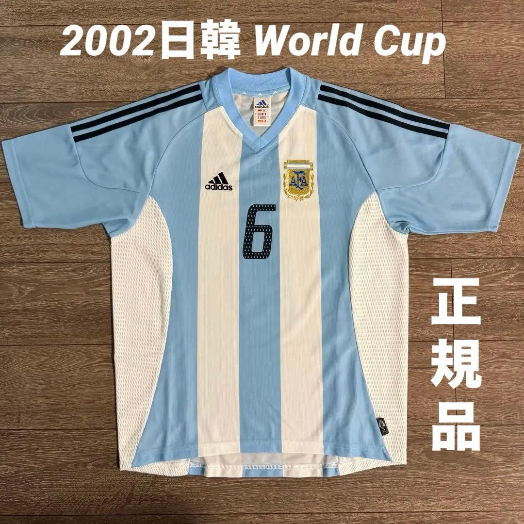 正規品 アディダス アルゼンチン代表 2002 HEINZE選手 ユニフォーム 正規品 アディダス アルゼンチン代表 2002 HEINZE選手 ユニフォーム