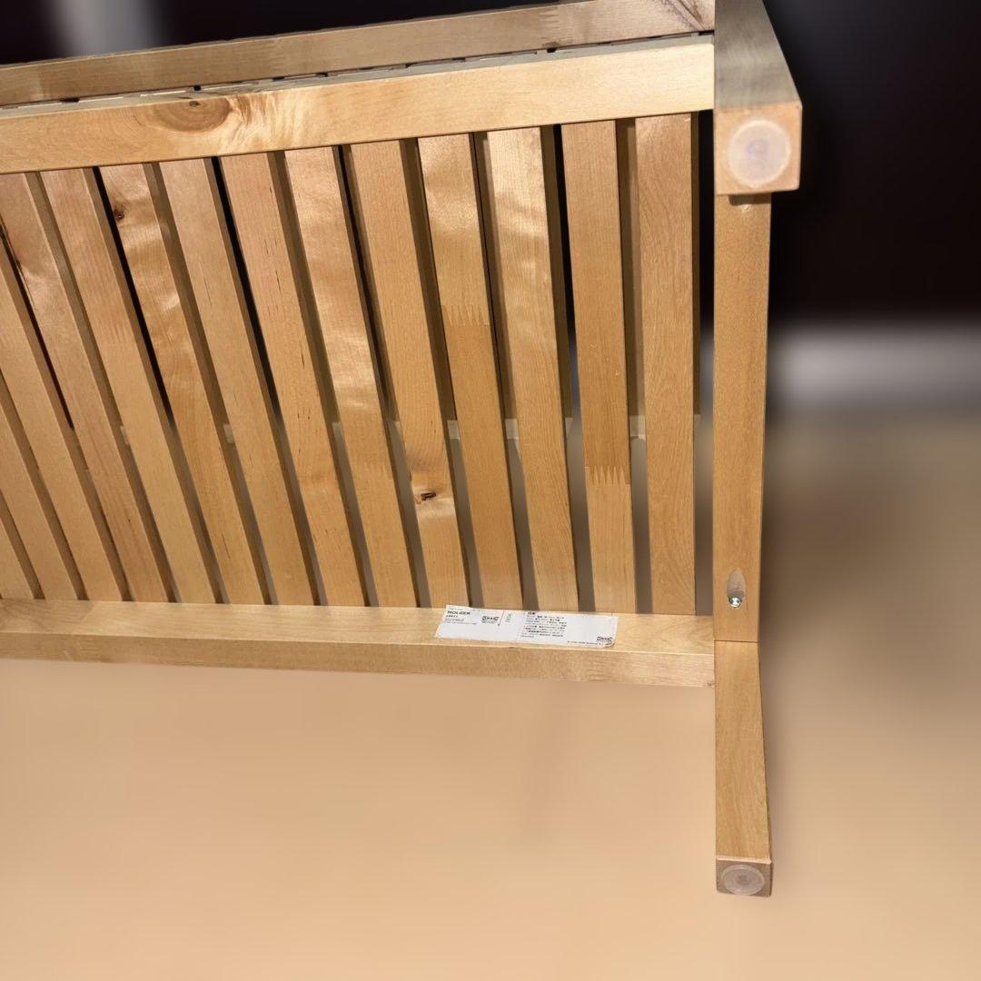廃盤品】IKEA MOLGER モルゲル 木製ベンチ バーチ無垢 - メルカリ
