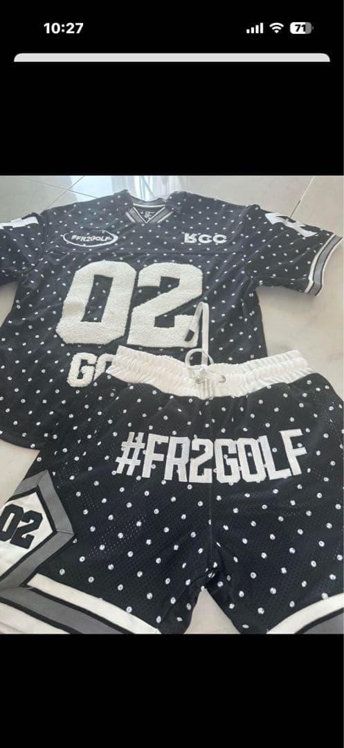 FR2 ゴルフ　セットアップ fr2golf ナイロンセットアップ トップス ¥39,600（税込） パンツ