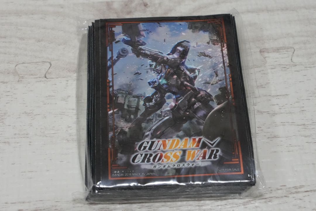 新品未開封　ガンダムクロスウォー　スリーブ　ガンダムエクシア　40枚 ガンダムエクシア+GNアームズTYPE-E【紫/SP-66/プロモーションカード