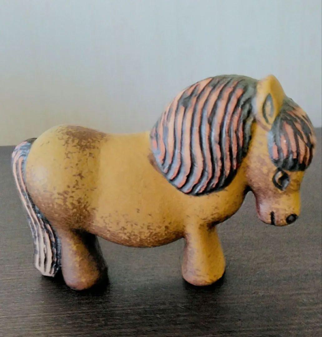 リサラーソン、ミニスカンセン北欧オブジェ　ポニー週末価格 楽天市場】Lisa Larson リサラーソン PONNY ポニー スカンセン動物園