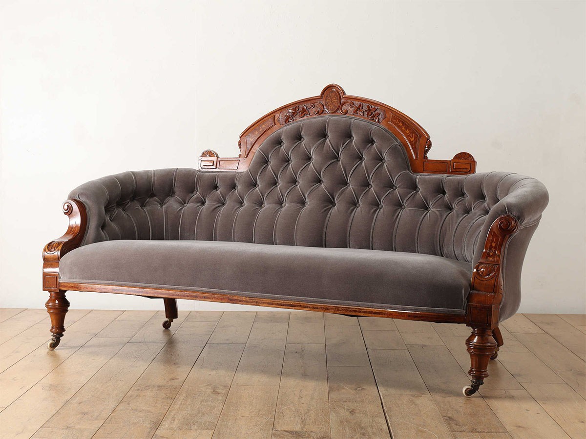 Lloyd's Antiques Real Antique Victorian Settee / ロイズ