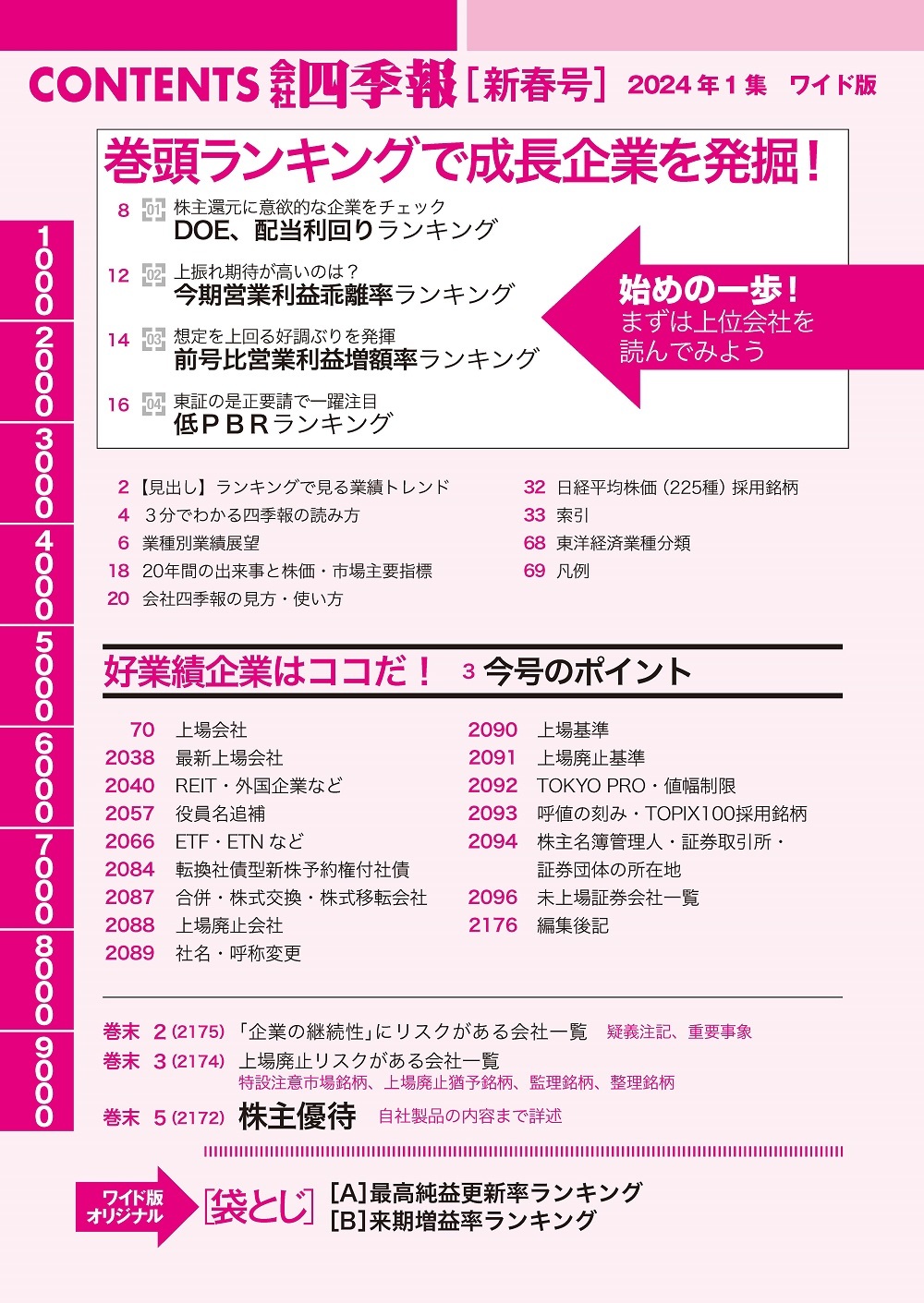 会社四季報ワイド版2024年1集 新春号 | 東洋経済STORE