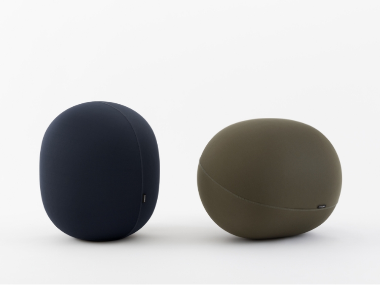 ＆MEDICAL/MALLOW オーバルバランスボール -場所を取らず座りやすい