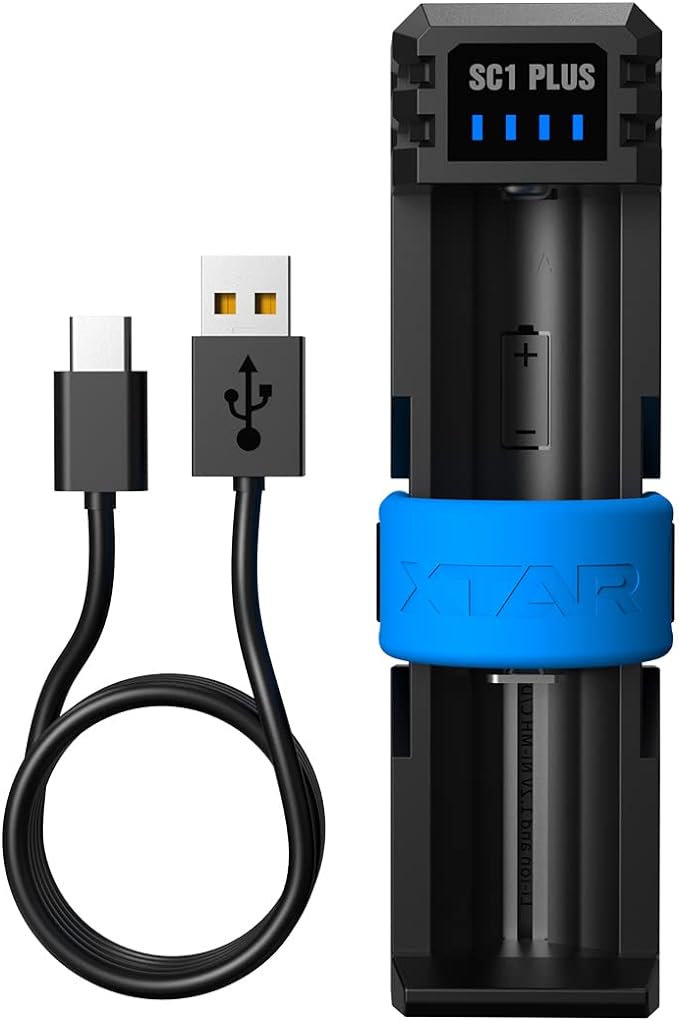 カスタムライトセーバー 充電器 XTAR SC1｜SYBERSABERS – SyberSabers